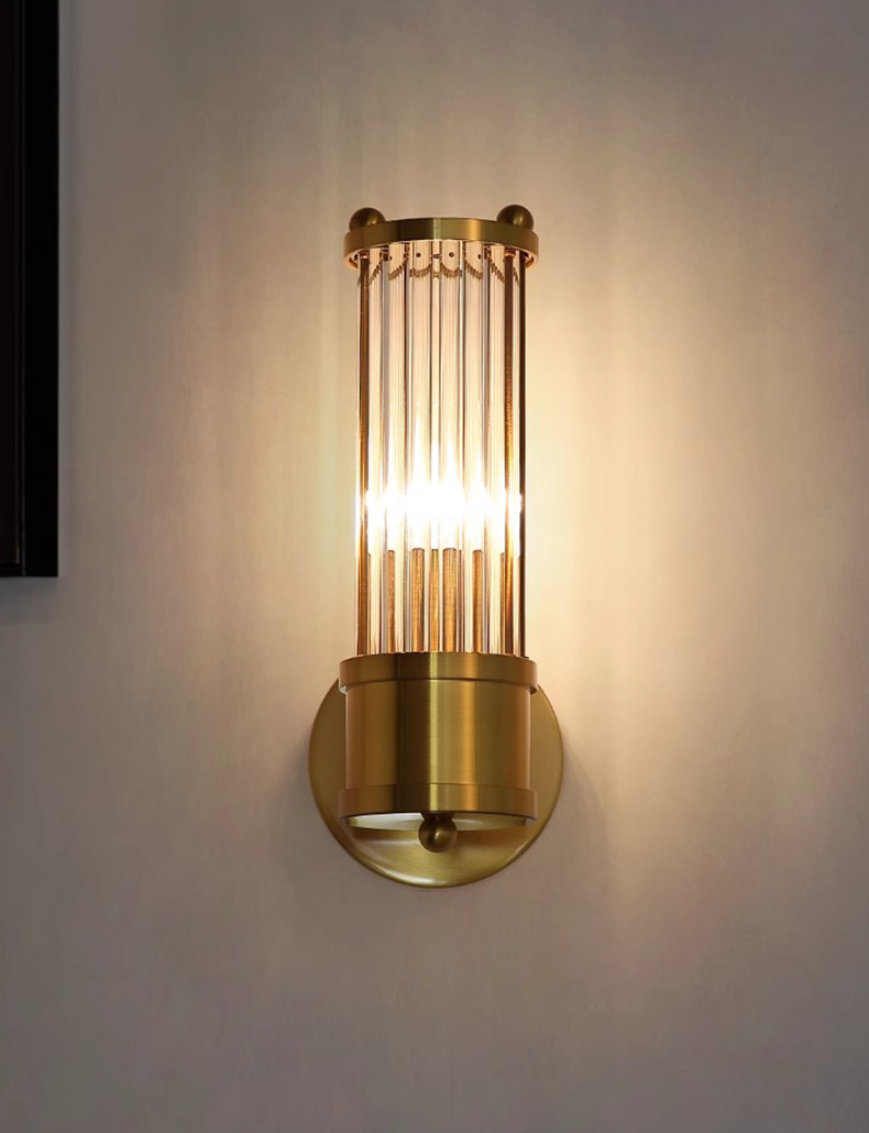 Luxury Cyrstal Wall Sconce/Porch Wall lamp - Gold Metal
