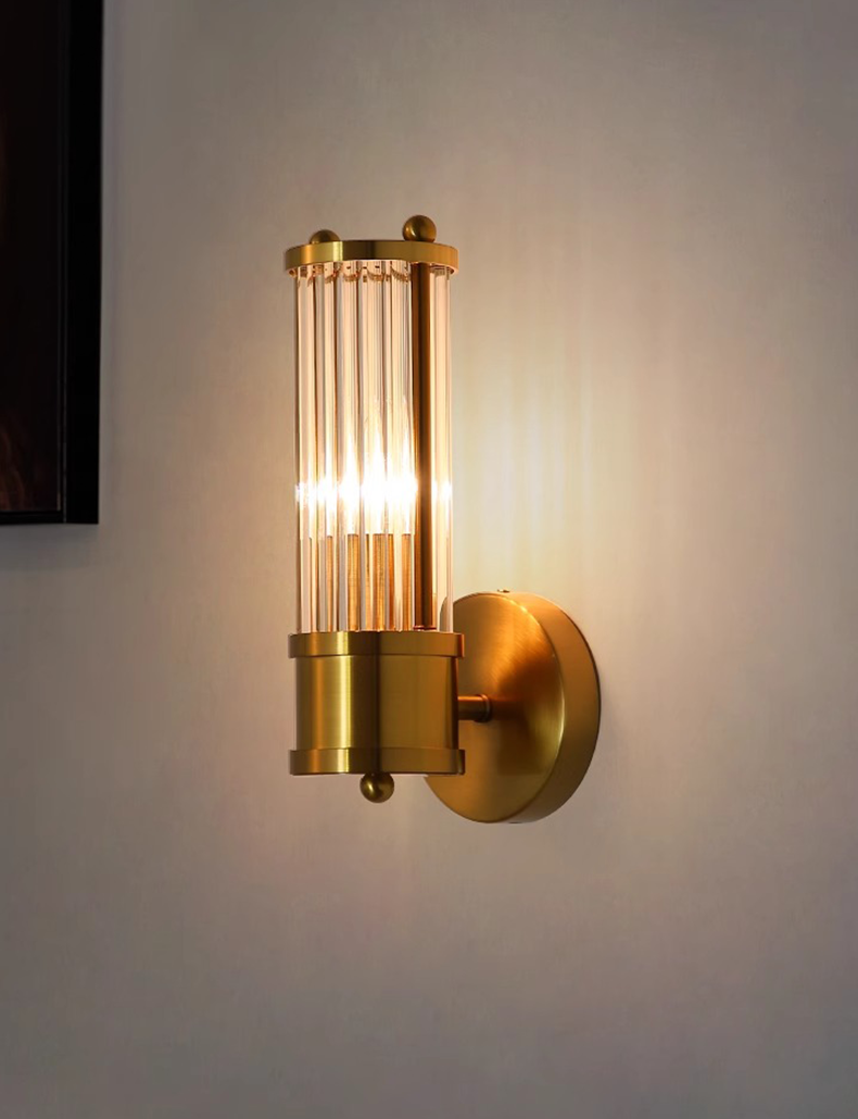 Luxury Cyrstal Wall Sconce/Porch Wall lamp - Gold Metal