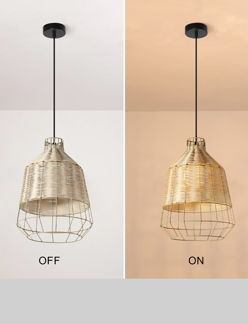 Modern Natural Ceiling Pendant Lamp Shade