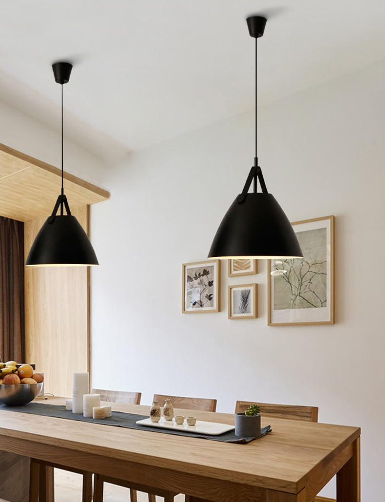 Nordic Strap Pendant Light - Black