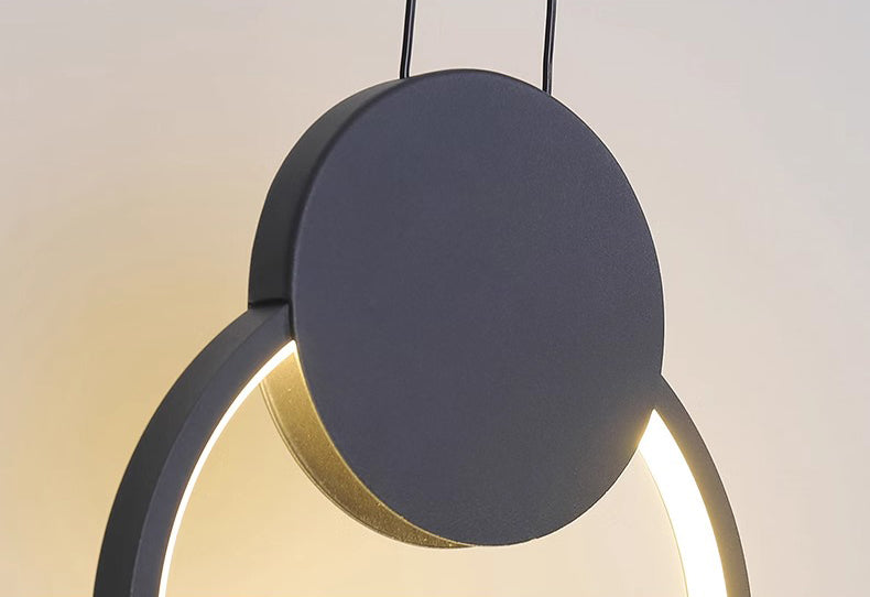 Nordic Decorative Pendant Light LED - Matt Black