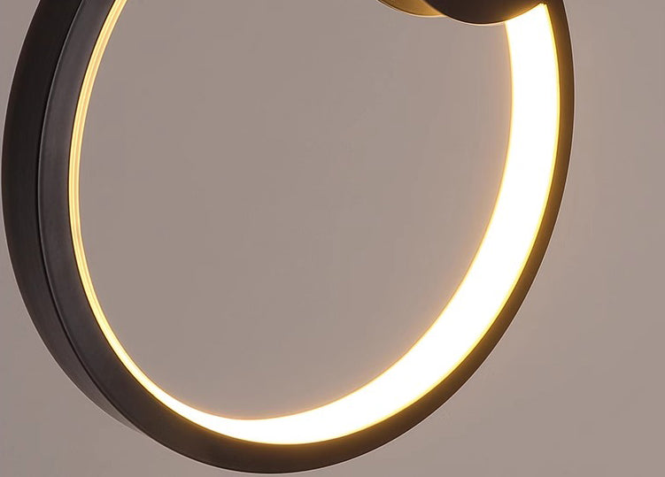 Nordic Decorative Pendant Light LED - Matt Black