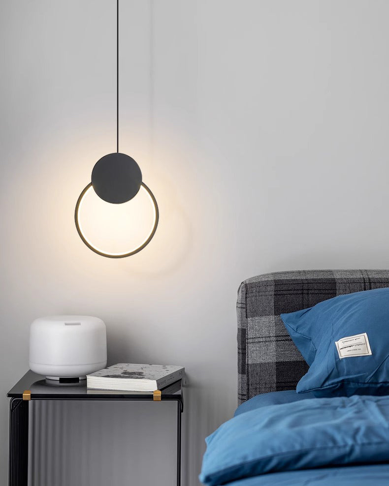 Nordic Decorative Pendant Light LED - Matt Black