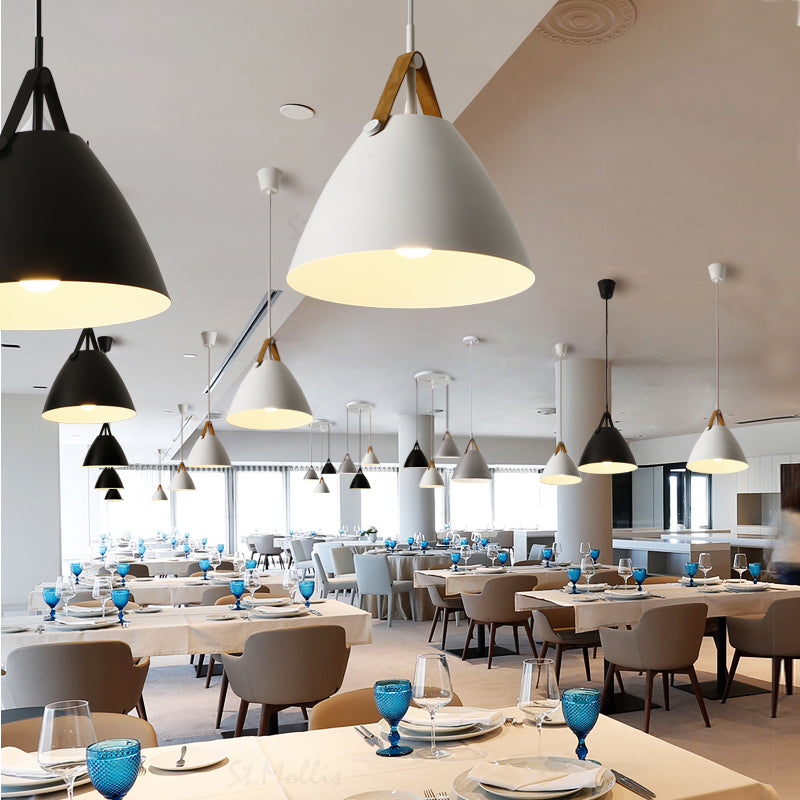 Nordic Strap Pendant Light - White