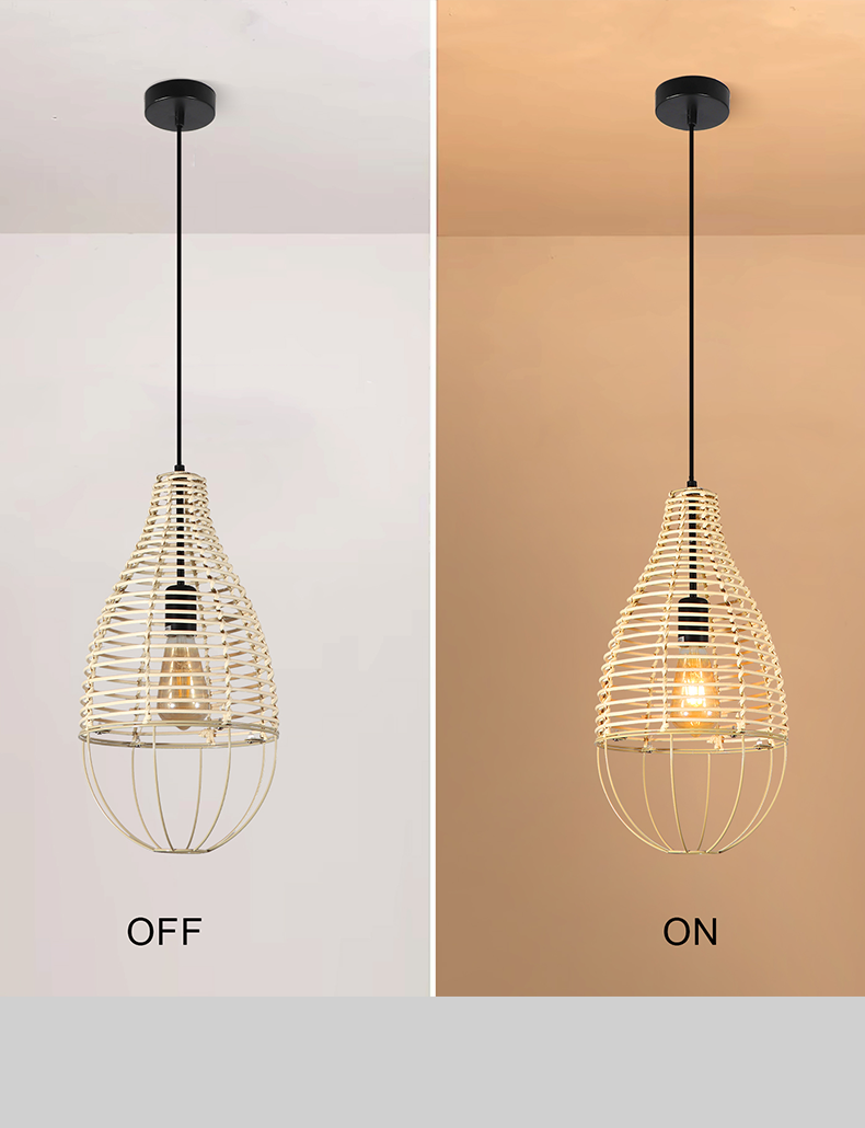 Scandinavian Natural Hanging Light Lampshade